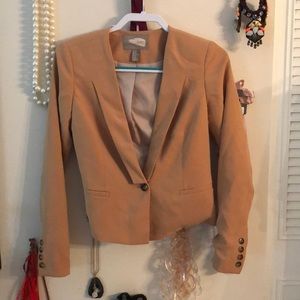 tan blazer XS forever 21 jacket workwear